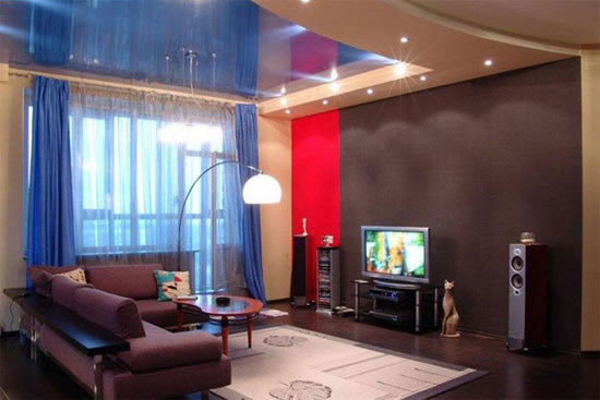 варианты дизайна потолков