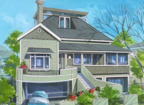 внутренняя планировка дома с мансардой