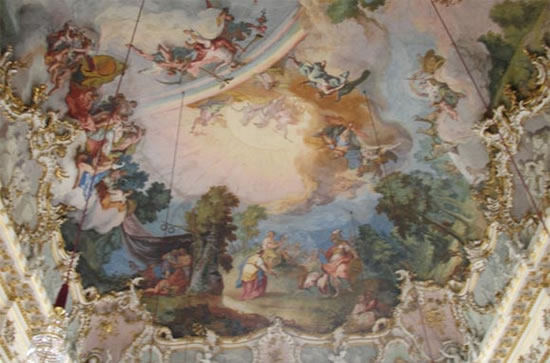 роспись потолка фото