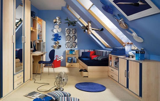 кабинет в мансарде