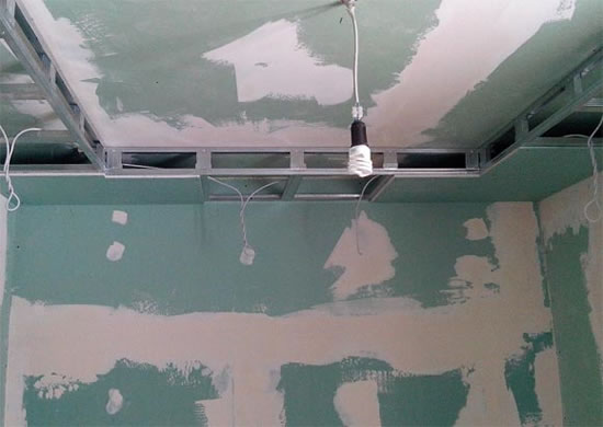 закладные под натяжной потолок