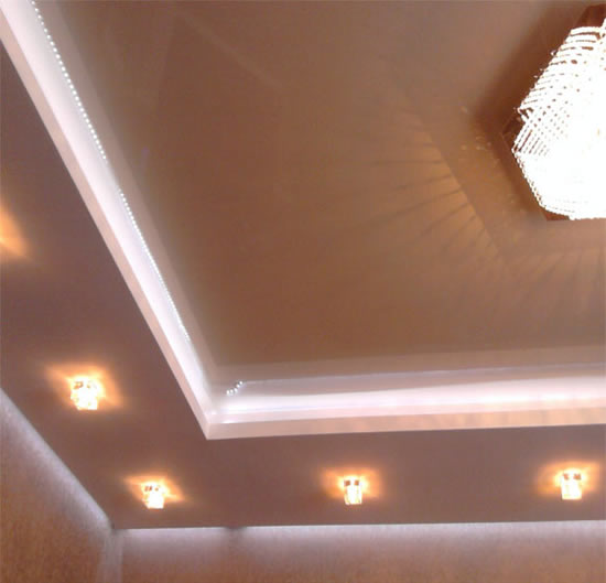 точечные светильники для гипсокартонных потолков