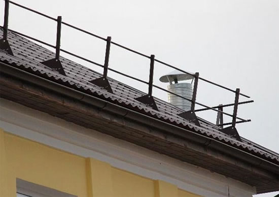 ограждение эксплуатируемой кровли