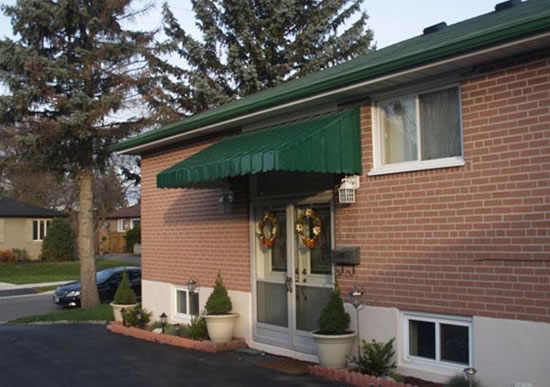 металлический каркас для навеса