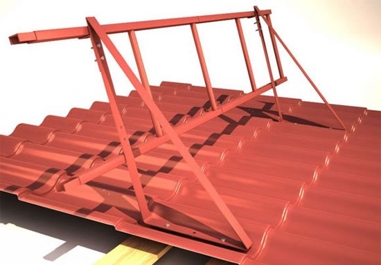 металлическое ограждение кровли