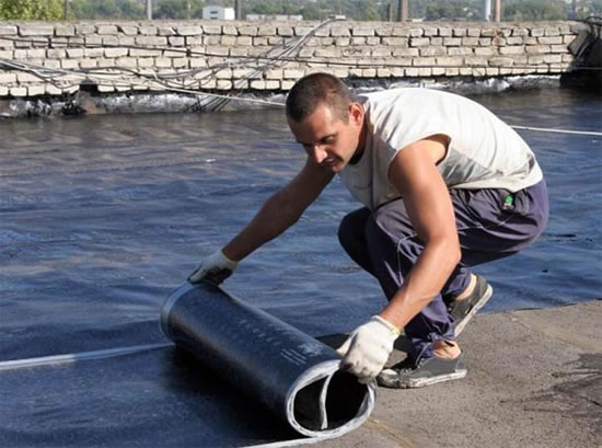 устройство крыши из рулонных материалов