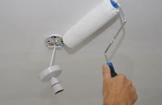 как подготовить потолок к побелке