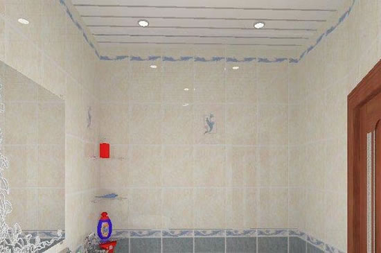 потолок навесной в ванную