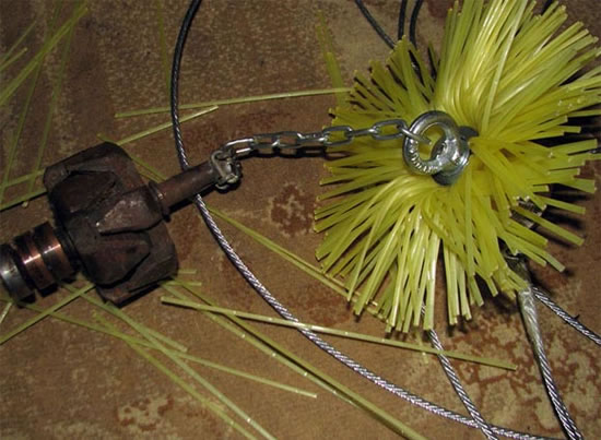 оборудование для чистки дымоходов