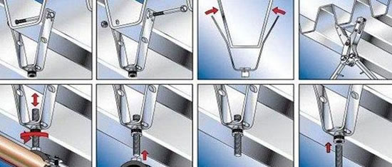 крепление кровельного профлиста
