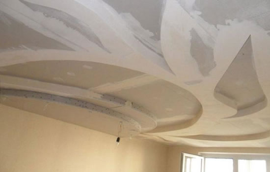 какой сделать потолок из гипсокартона