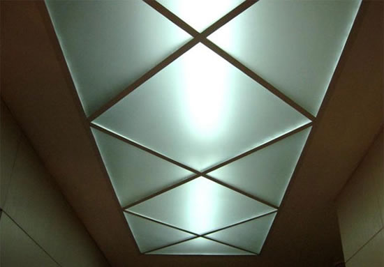 стеклянные потолки с фотопечатью