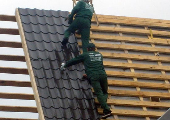 как сделать крышу