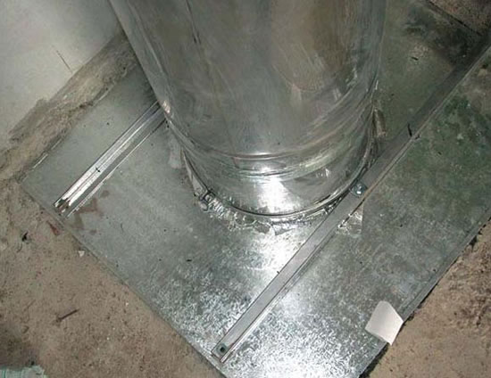 монтаж керамических дымоходов