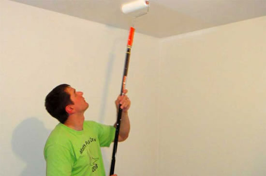 побелка потолка мелом своими руками технология