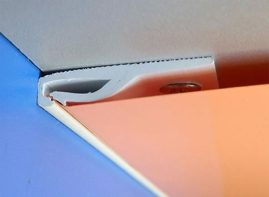 потолочное крепление натяжного потолка