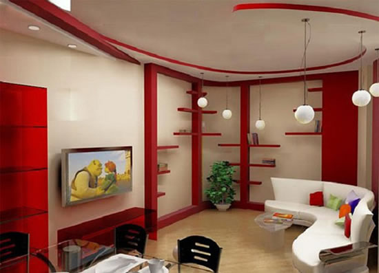 потолок в стиле хай тек фото