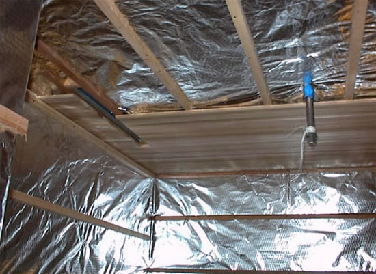 чем засыпать потолок в бане рекомендации