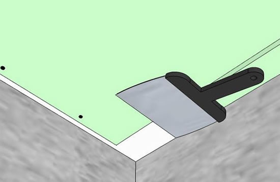 шпаклевка потолок из гкл