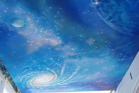 звездное небо на потолке в квартире