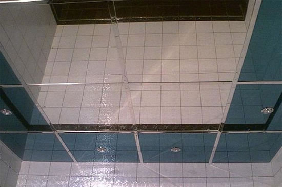 зеркальный подвесной потолок купить