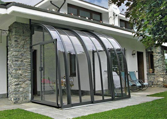 остекление поликарбонатом веранды 