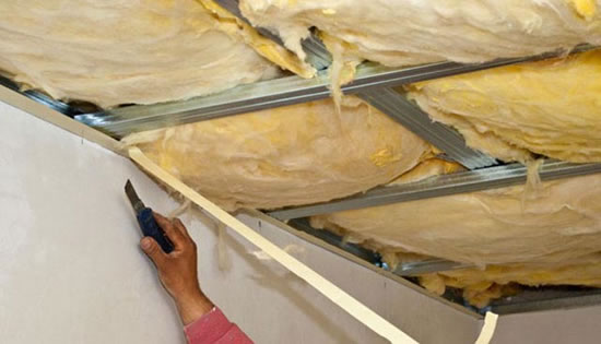 пенопласт на потолок гаража