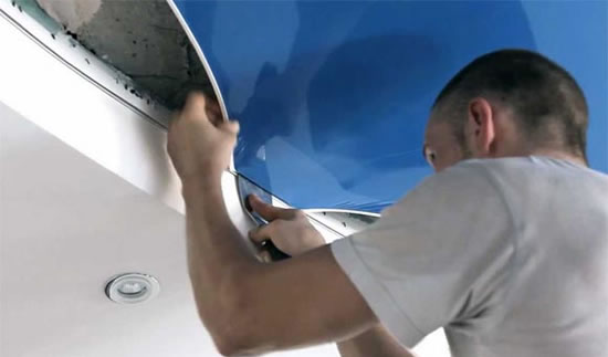 как сделать монтаж натяжного потолка самостоятельно