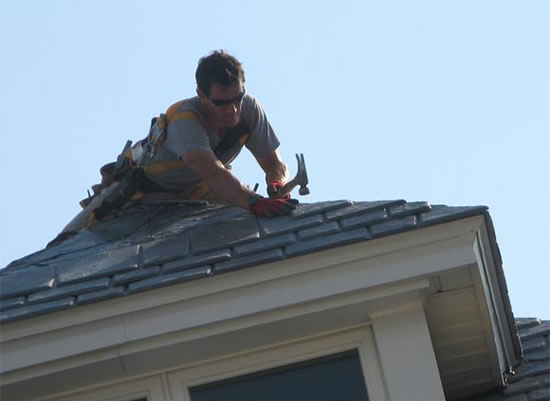 как сделать ремонт крыши зимой 