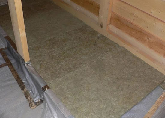 утепление крыши бани своими руками