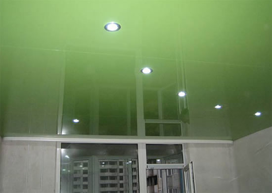 минимальная высота натяжного потолка