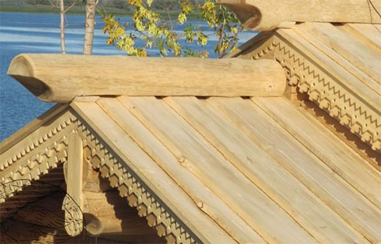 монтаж тесовой крыши