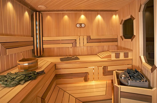 высота потолка в сауне
