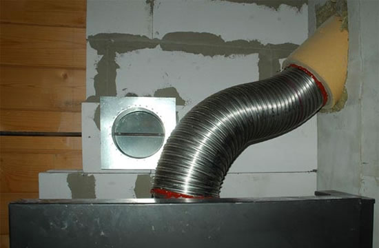 гофра для дымохода из нержавейки