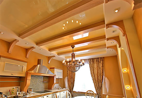 подвесные потолки для кухни особенности