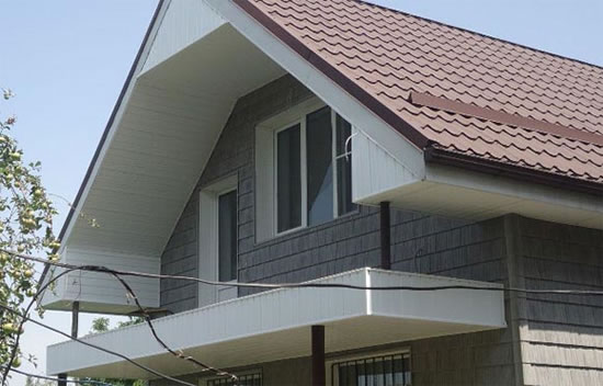 подшивка софитом 