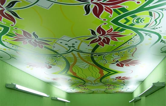 фотопечать украшение потолка