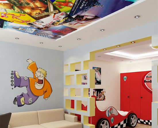 сказочный потолок в детской комнате