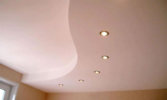 как делать потолок из гипсокартона
