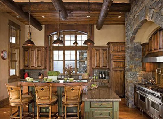 стиль кантри потолок