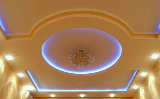 ниши из гипсокартона с подсветкой