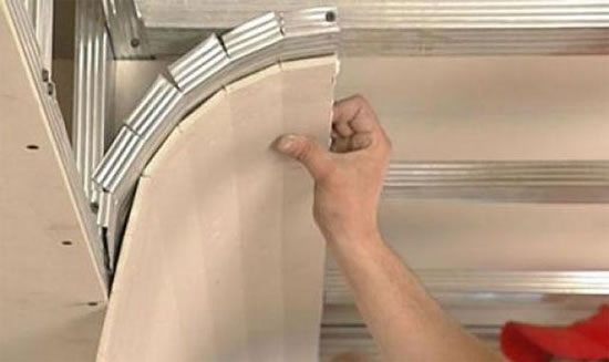 конструкция из профиля для гипсокартона