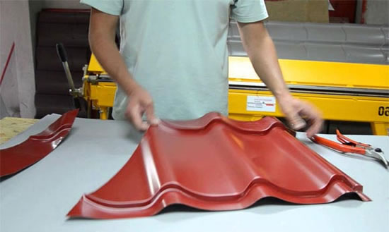 металлочерепица штучная