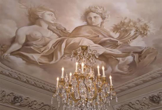 художественная роспись потолков своими руками