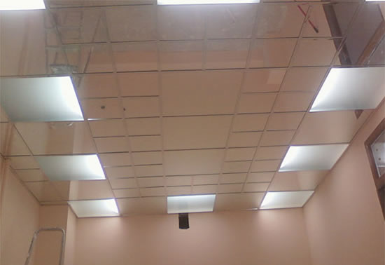 потолок из акрилового стекла своими руками