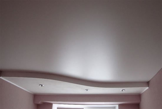 сатиновый натяжной потолок