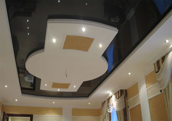 оригинальные дизайнерские потолки