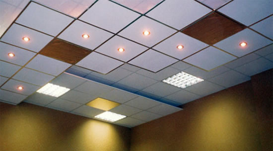 монтаж подвесного потолка типа армстронг