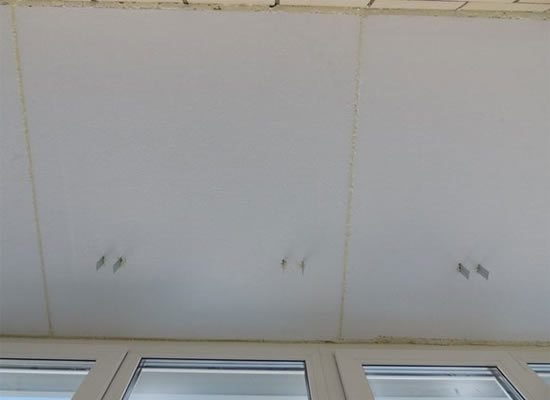 отделка потолка лоджии своими руками