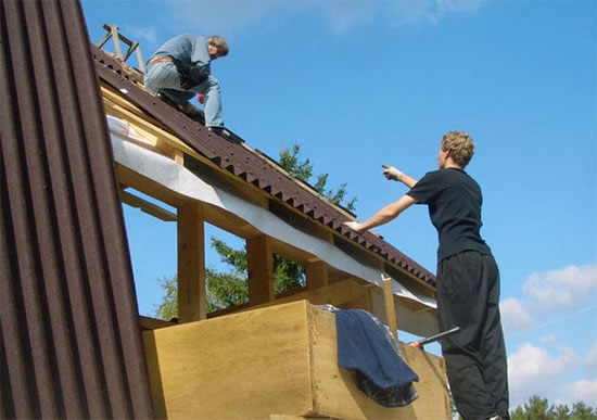 как правильно перекрыть крышу ондулином